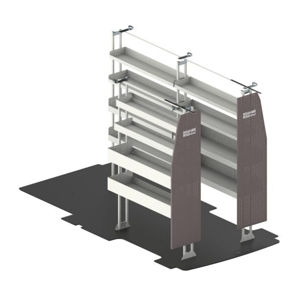 RSHRLBA – High Roof Long Van Shelving Basic Package
