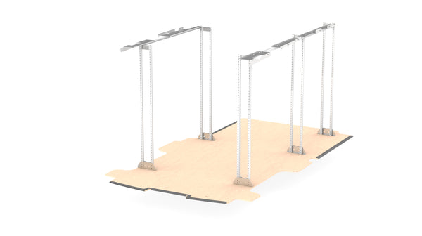 RolaShelf Ford Transit Custom Trend LWB Roof Anchor v5