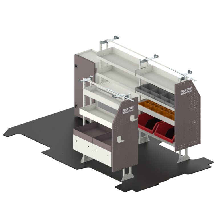RSMRLHV – Mid Roof Long Van Shelving HVAC Package