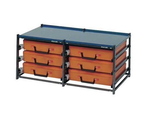 RCDK2 Dual Van Shelving Frame Kit + 6  Carry Cases