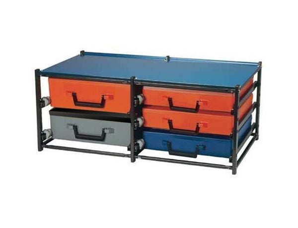 RCDK3-2 Dual Van Shelving Frame Kit + 5  Carry Cases