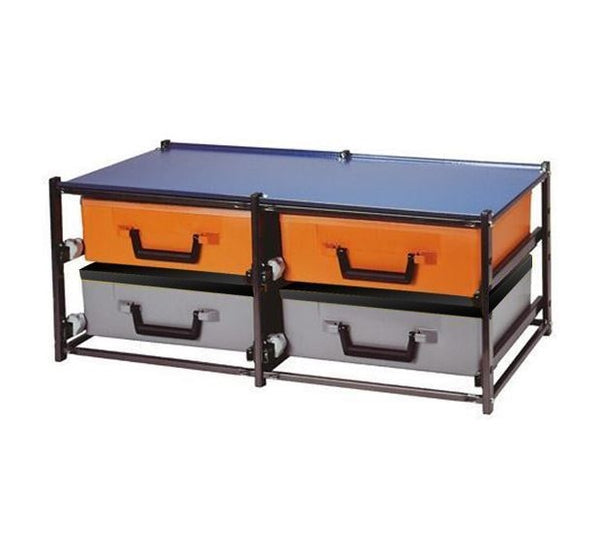 RCDK3 Dual Van Shelving Frame Kit + 4  Carry Cases