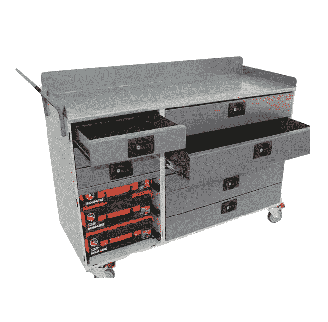 RCKIT/TY/1 Dual Metal Drawer Trolley