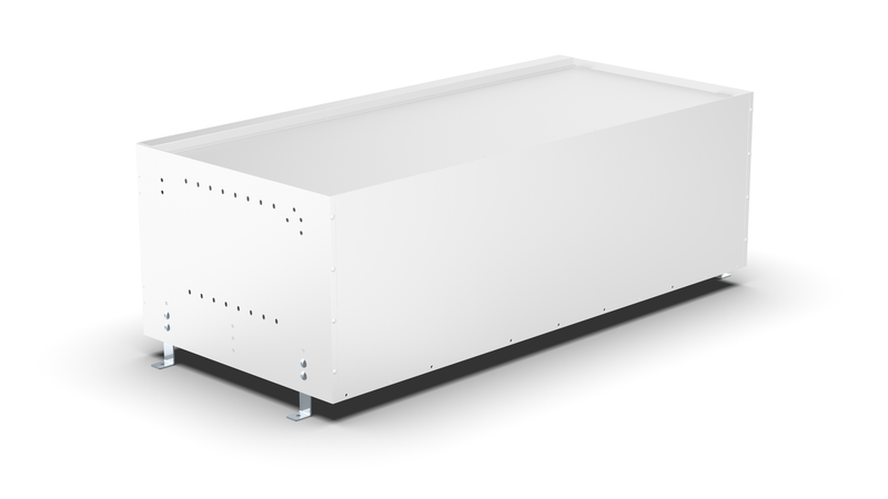 Back view – RCKIT100/15 Vehicle Metal Drawer Kit