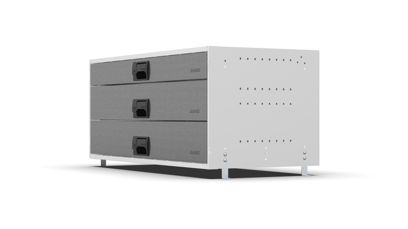 Side view – RCKIT100/5 Vehicle Metal Drawer Kit