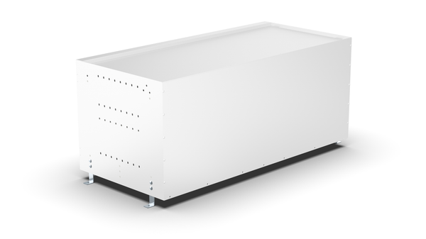 Back view – RCKIT100/5 Vehicle Metal Drawer Kit