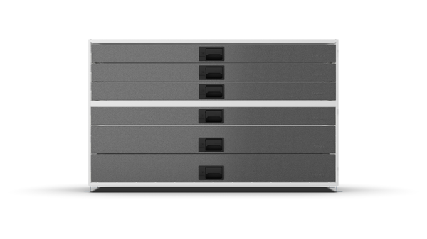 Front view – RCKIT120/10 Vehicle Metal Drawer Kit