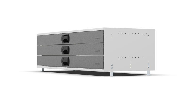 Side view – RCKIT120/2 Vehicle Metal Drawer Kit