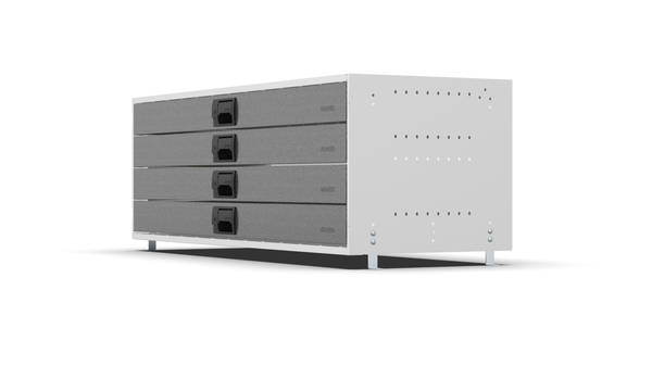 Side view – RCKIT120/4 Vehicle Metal Drawer Kit