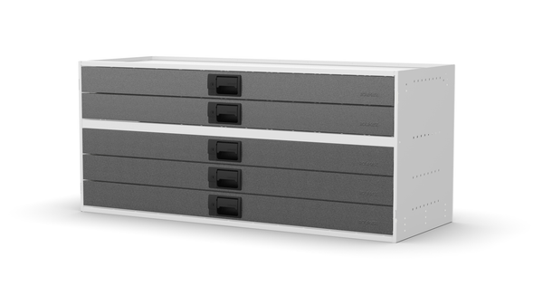 No plinth feet – RCKIT120/6 Vehicle Metal Drawer Kit