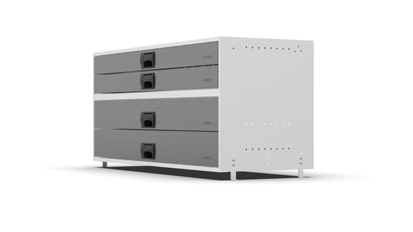 Side view – RCKIT120/7 Vehicle Metal Drawer Kit