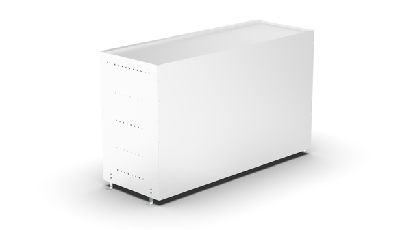 Back view – RCKIT120/8 Vehicle Metal Drawer Kit