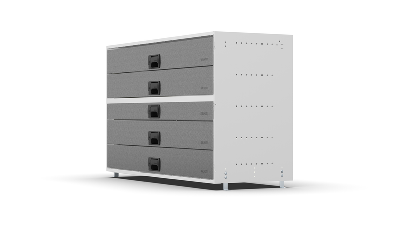 Side view – RCKIT120/9 Vehicle Metal Drawer Kit