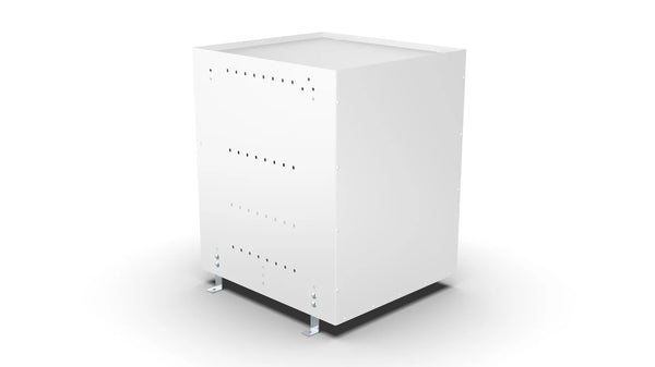 Back view – RCKIT40/12 Vehicle Metal Drawer Kit