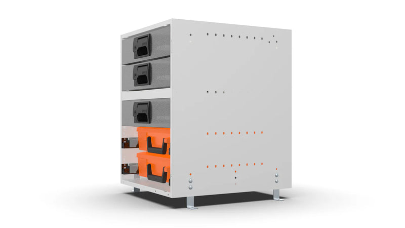 Side view – RCKIT40/13 Vehicle Metal Drawer Kit