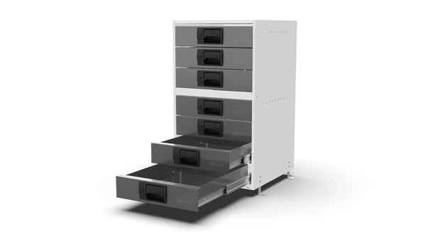 Drawers open – RCKIT40/15 Vehicle Metal Drawer Kit