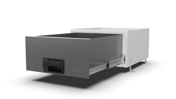 Drawers open – RCKIT40/19 Vehicle Metal Drawer Kit