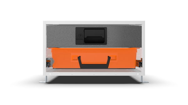 Front view – RCKIT40/2 Vehicle Metal Drawer Kit