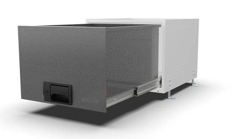 Drawers open – RCKIT40/20 Vehicle Metal Drawer Kit