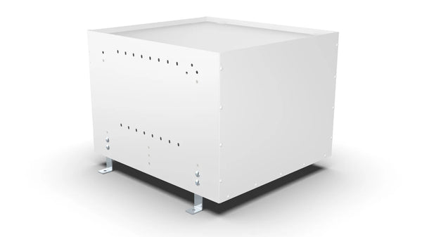 Back view – RCKIT40/3 Vehicle Metal Drawer Kit