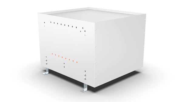 Back view – RCKIT40/5 Vehicle Metal Drawer Kit