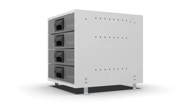 Side view – RCKIT40/7 Vehicle Metal Drawer Kit