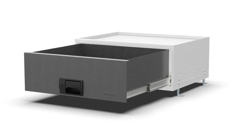 Drawers open – RCKIT60/11 Vehicle Metal Drawer Kit