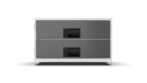 Front view – RCKIT60/3 Vehicle Metal Drawer Kit