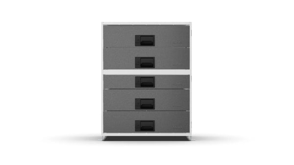 Front view – RCKIT60/9 Vehicle Metal Drawer Kit