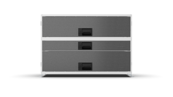 Front view – RCKIT80/18 Vehicle Metal Drawer Kit