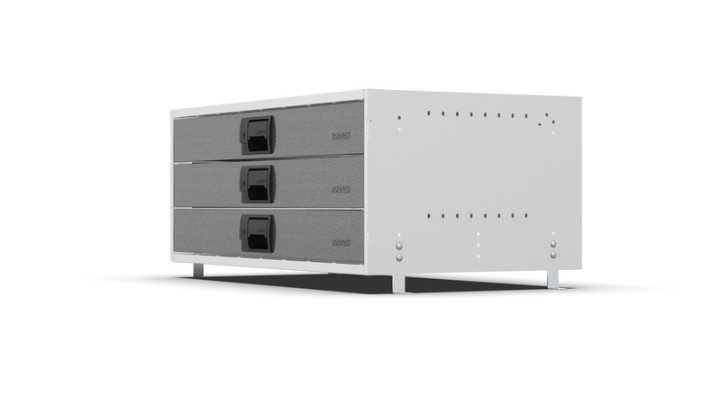 Side view – RCKIT80/2 Vehicle Metal Drawer Kit