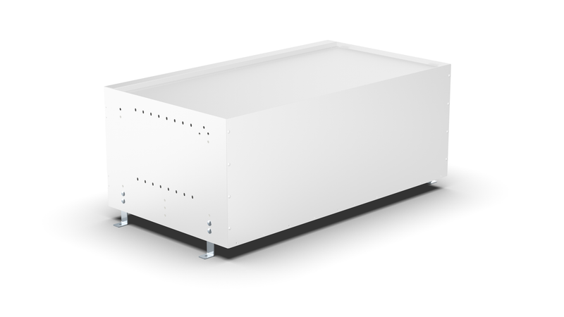 Back view – RCKIT80/2 Vehicle Metal Drawer Kit