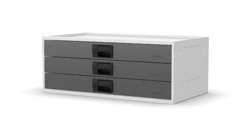 No plinth feet – RCKIT80/2 Vehicle Metal Drawer Kit