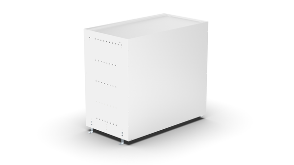 Back view – RCKIT80/20 Vehicle Metal Drawer Kit