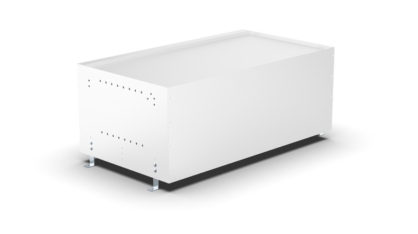 Back view – RCKIT80/3 Vehicle Metal Drawer Kit