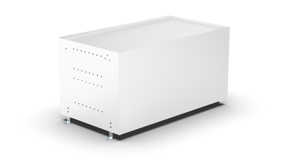 Back view – RCKIT80/5 Vehicle Metal Drawer Kit