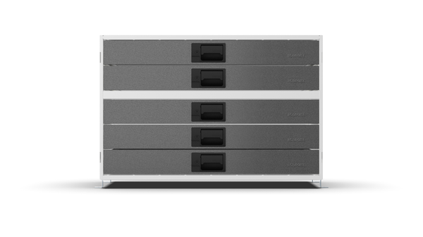Front view – RCKIT80/6 Vehicle Metal Drawer Kit