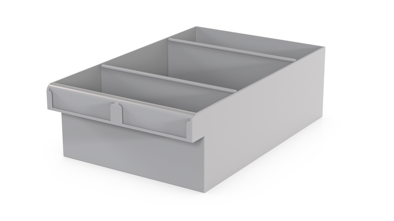 Medium Grey Plastic Van Bin