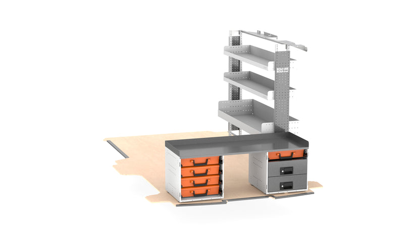 RolaShelf Ford transit Custom Trend LWB Locksmith Van Package v1 