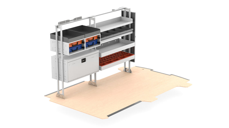 RolaShelf Drivers Side HVAC Van Kit – Low/Mid Roof Universal v2