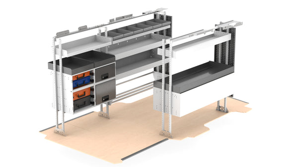 RolaShelf Ford Transit Custom Trend LWB Deluxe Van Kit v4