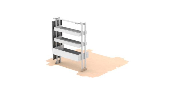 RolaShelf Driver or Passenger Side Basic Van Kit - Crew Models v5