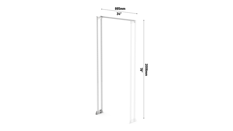 RolaShelf Heavy Duty 8-Series Van Shelving Extension Frame