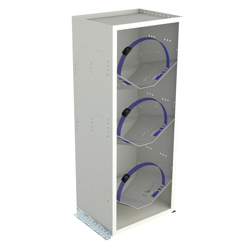 Secure &amp; Adjustable 3-Tier Rolacase Refrigerant Tank Storage