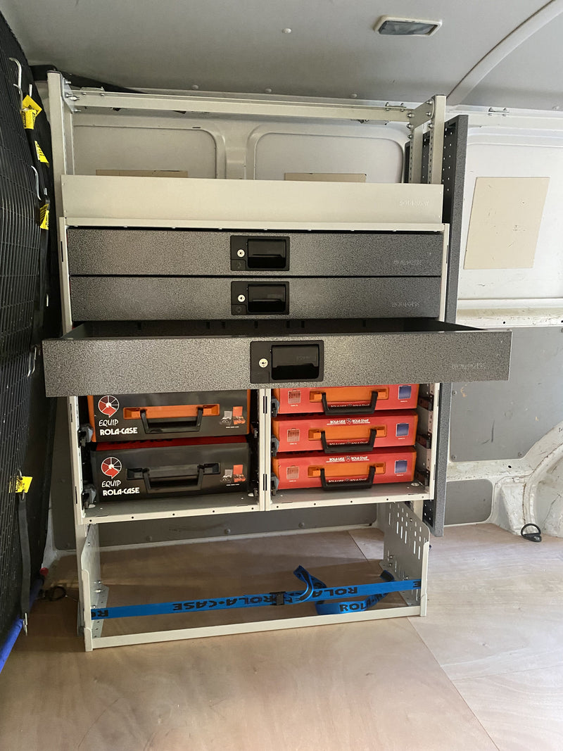 RolaCase Compact Van Shelving 11