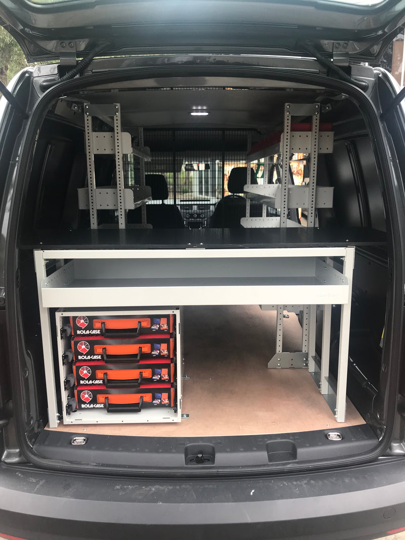 RolaCase Compact Van Shelving 2