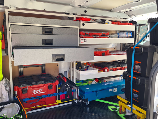 RolaCase Ford Transit Custom Van Shelving 12
