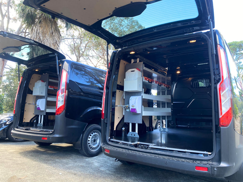 RolaCase Ford Transit Custom Van Shelving 45