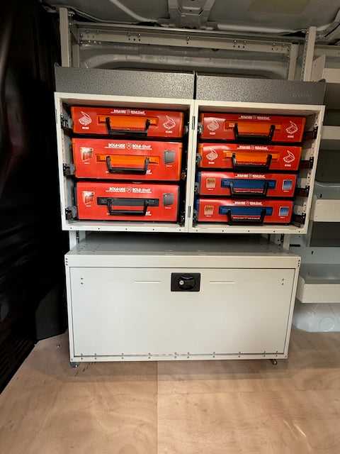 RolaCase Ford Transit Custom Van Shelving 65