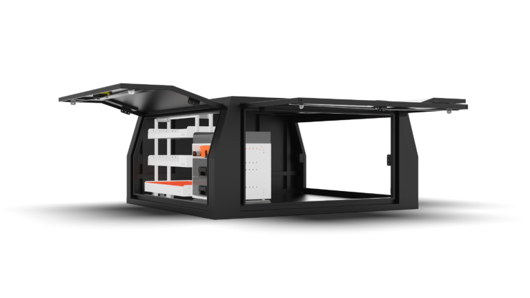 Full Service body/Canopy Shelving Package with metal drawers 02.5